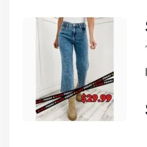 Special A High Rise Tummy Control Crop Jeans